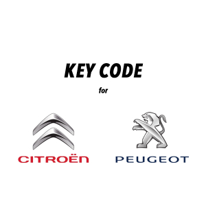 Kod klucza do Citroen / Peugeot