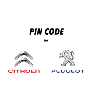 Kod pin do Citroen / Peugeot