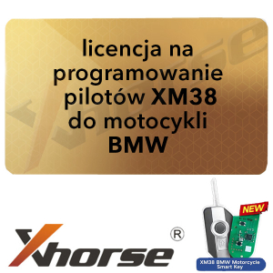 Xhorse - licencja na programowanie pilotów XM38 do motocykli BMW