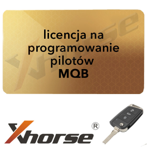Xhorse - licencja na programowanie pilotów MQB