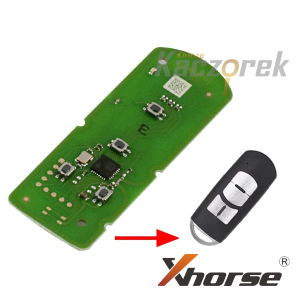 Xhorse 629 - XZMZD8EN - klucz surowy - pilot