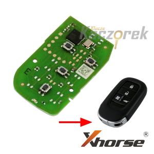Xhorse 631 - XZBT51EN - klucz surowy - pilot
