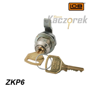 Zamek Lob 002 - ZKP61 - kasetowy płytkowy niklowany