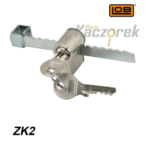Zamek meblowy 006 - ZG02 - gablotowy zaczepowy niklowany