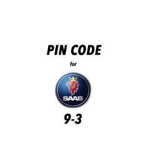Kod pin do Saab 9-3