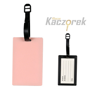 Brelok do kluczy 158 - zawieszka do bagażu - różowy