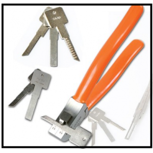 DK 039 - Nożyce do wycinania kluczy awaryjnych